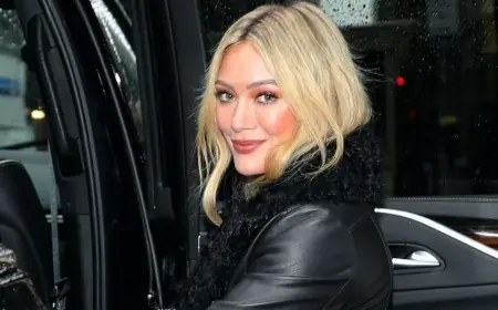 Hilary Duff Says She Intentionally Crashed Lindsay Lohan Premiere, Aaron Carter Tie
