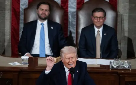 Sage Blair Spotlighted as Democrats Stay Seated During State of the Union