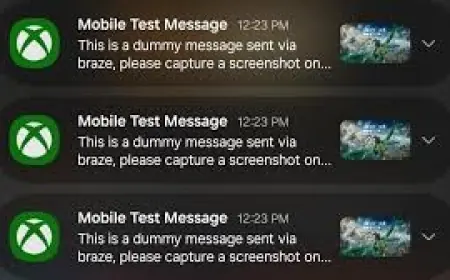 Dummy Message Xbox App Floods Notifications — Immediate Impact on Users and an Apology