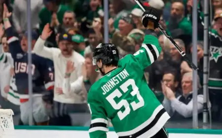 Wyatt Johnston Sets Dallas Stars Record for Power Play Goals in a Season