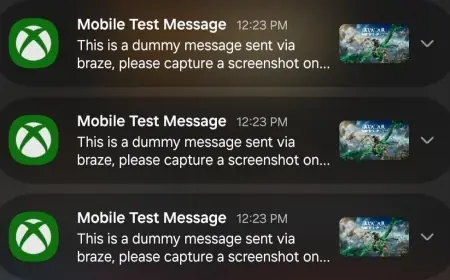 Xbox Dummy Messages Flood Phones: Mobile App Users Say Test Notifications Arrived in Droves — Company Apologizes