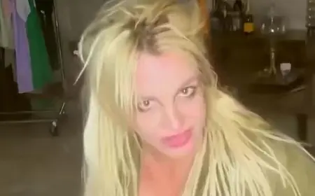 Britney Spears video shows nip slips and a revealing outfit as she dances to Billie Eilish