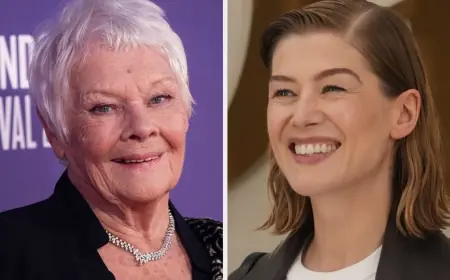 Judi Dench affectionately called a 'mischief maker' by Rosamund Pike