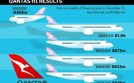 Qantas Shares Plummet Due to Weak International Demand