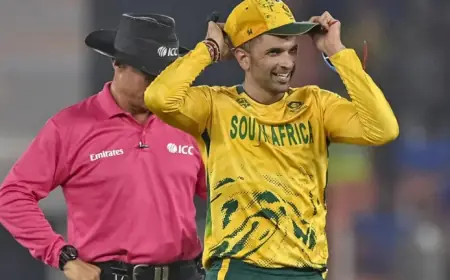 Maharaj: Ahmedabad Offers No Edge for South Africa vs. West Indies