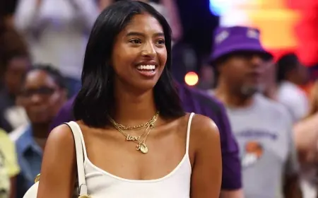 Vanessa Bryant and Natalia Turn Heads at Hoag Hospital Unveiling of Kobe & Vanessa Bryant Family Court