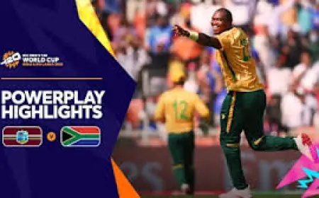 West Indies Vs South Africa: Powerplay fireworks set tone as late resistance sparks drama