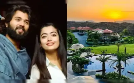 Vijay Deverakonda, Rashmika Mandanna’s Udaipur Wedding: Villas, Helipad, and Lake Serenity
