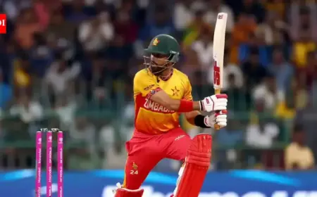 Sikandar Raza Nears T20I Historic Milestone Against India
