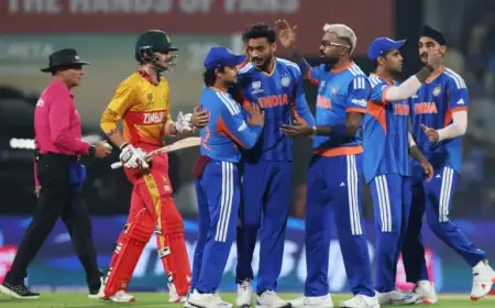 India Faces Zimbabwe in T20 World Cup Showdown Live