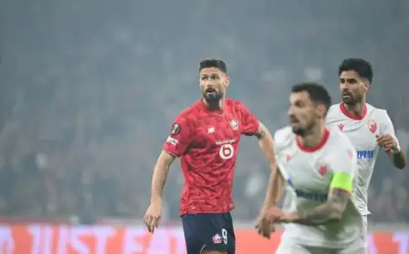 LOSC Lineup: Giroud and Mbemba Start in Europa League Playoff at Red Star
