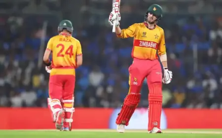 Brian Bennett’s Record Fifty Against India Falls Short: Key Stats