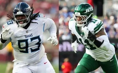 Titans agree to trade NT T'Vondre Sweat to Jets for DE Jermaine Johnson; jermaine johnson set to reunite with Robert Saleh
