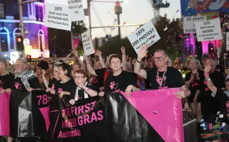 Sydney’s Mardi Gras Route Joins National Heritage Register, Celebrating Its Legacy