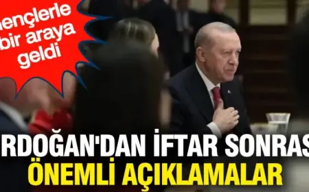 Erdoğan Delivers Key Remarks Post-Iftar: Observes Youths in Prison Again