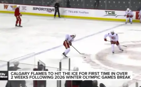 Calgary Flames Return to the Ice After 2026 Winter Olympics Break