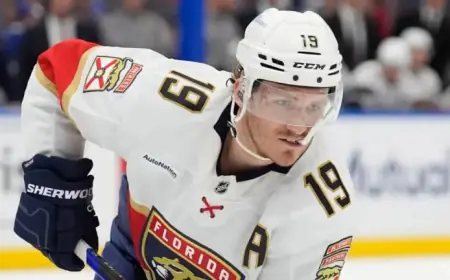 Tkachuk Rejoins Panthers for Gold-Medal Celebration Against Maple Leafs