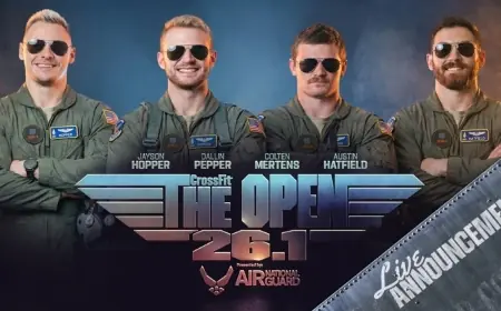 Crossfit Open 26.1 Live Reveal Set for 3:00 pm ET at Moffett Air National Guard Base