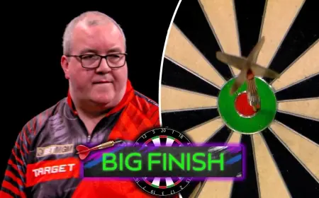 Josh Rock hits first Premier League nine-darter as Stephen Bunting wins night four in Belfast