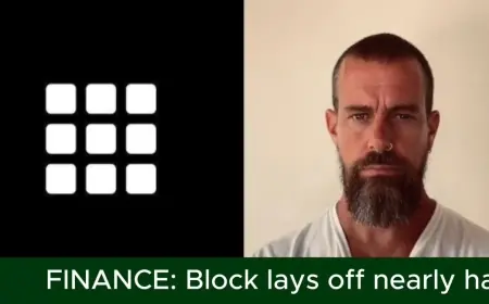 Block Inc Lays Off 4,000 Employees: Jack Dorsey Blames AI, XYZ Stock Surges 22%