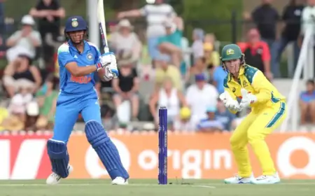 Harmanpreet Kaur Hits Sixth WODI Fifty Against Australia: Key Stats