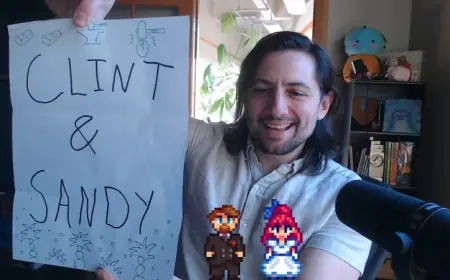 Stardew Valley Marks 10th Anniversary as 1.7 Adds Clint and Sandy as Marriage Candidates