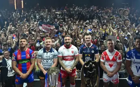 English Fans Dominate NRL Launch Event in Las Vegas