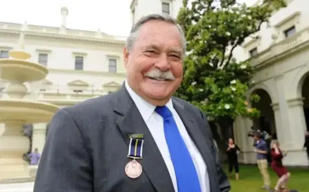 Ron Barassi Honored with Memorial on Barassi Way