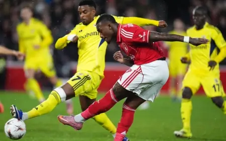 Nottm Forest Vs Fenerbahçe: Nervy Forest Survive 1-2 Home Test to Reach Europa League Last 16