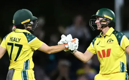 Mooney Leads Australia to Emphatic Victory