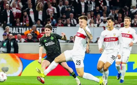 Vfb Stuttgart Vs Celtic: McCowan’s 28-second strike hands visitors win but Celtic exit Europa League