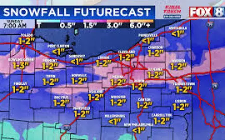 Friday Brings Mild, Breezy Conditions Before Snow Returns Saturday