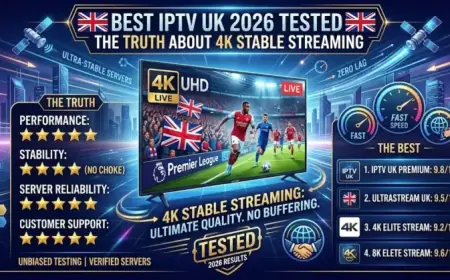 Top UK IPTV 2026: Unveiling Stable 4K Streaming Performance