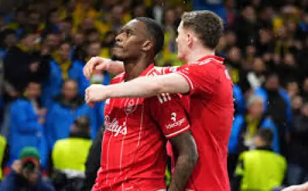 Nottm Forest Vs Fenerbahçe — Hudson-Odoi strike sends Forest through after 2-1 loss