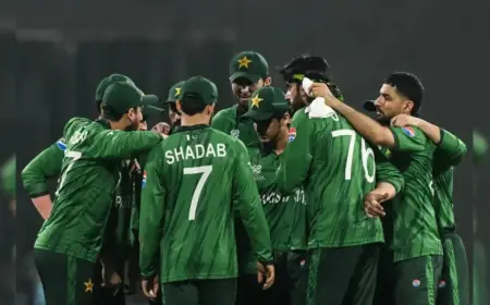 Pakistan Eyes T20 World Cup Semi-final as England Battles New Zealand