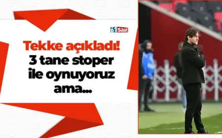 Tekke Reveals: “We Play with Three Central Defenders, Yet…”