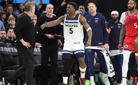 Timberwolves Vs Clippers — Edwards Yelled at Coach Chris Finch After Late Dagger in 94-88 Win