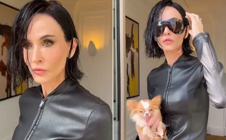 Demi Moore Goes Viral With Bob Haircut at Milan Fashion Week, Set to Present at 2026 Oscars