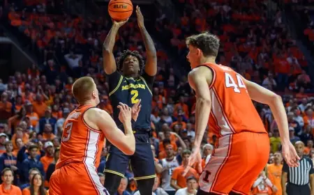 Michigan Vs Illinois: michigan vs illinois ends 84-70 as Morez Johnson Jr.'s 19-11 clinches Big Ten regular-season title