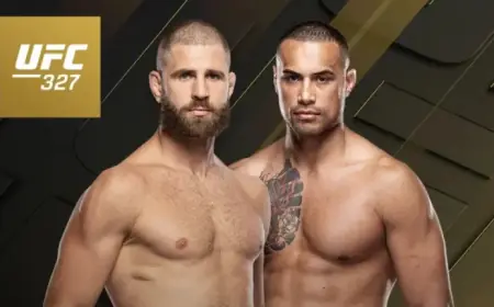 UFC 327 Card Revealed: Prochazka and Ulberg Battle for LHW Title