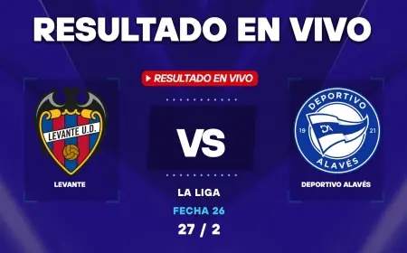 Levante Vs Alavés: Carlos Espí rescata al Levante tras la expulsión de Parada