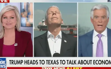 Fox News clip of Chris Wright on live shot sparks jokes on fox news