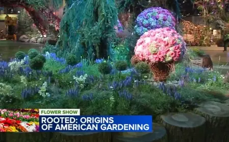 Burst of vibrant blooms as 2026 Philadelphia Flower Show opens to visitors