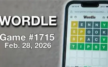 Today's Wordle Answer: Puzzle #1715 for Saturday, February 28, 2026