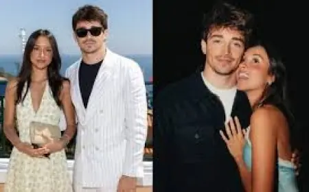 Charles Leclerc appears to wed Alexandra Saint Mleux in Monaco amid vintage Ferrari scenes