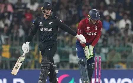 England vs New Zealand T20 World Cup 2026 Match Scorecard — England Win by 4 Wickets
