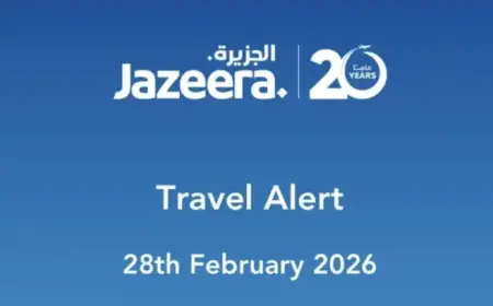 Jazeera Airways Issues Important Travel Alert