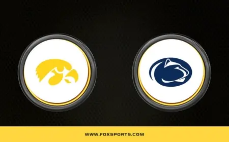 Iowa Vs Penn State: Hawkeyes Travel to State College with a 9.5-Point Edge on Saturday