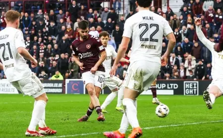 Hearts Vs Aberdeen: Claudio Braga sends league leaders seven points clear at top