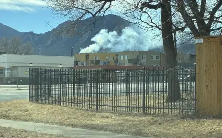 Fire Boulder wildfire burning southwest of Chautauqua; crews respond